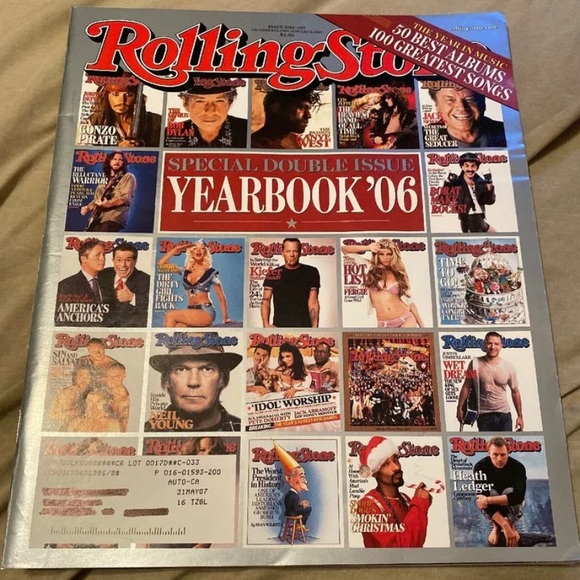 Rolling Stone Magazine 2006 Yearbook -Special Double Issue - Pearl Jam Bob Dylan - Picture 1 of 1